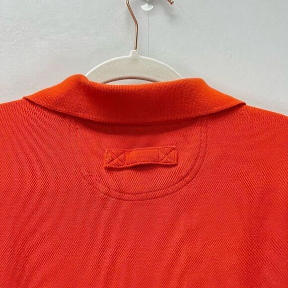 Duluth Trading Co. Polo Shirt Mens XL Orange Short Sleeve Outdoors Pocket Work - Picture 8 of 14
